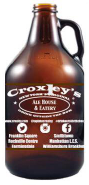Croxley Ale House and Biergarten Smithtown Growler
